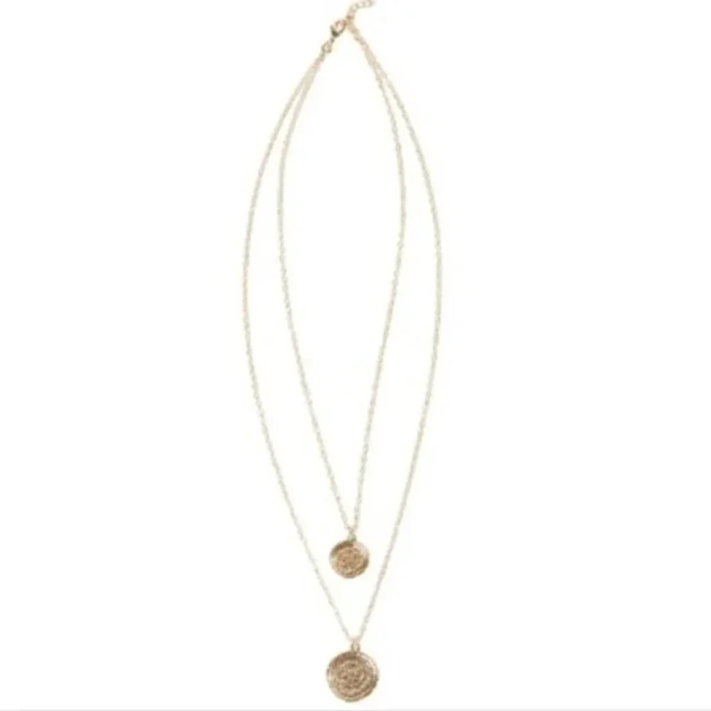 Double Coin Necklace